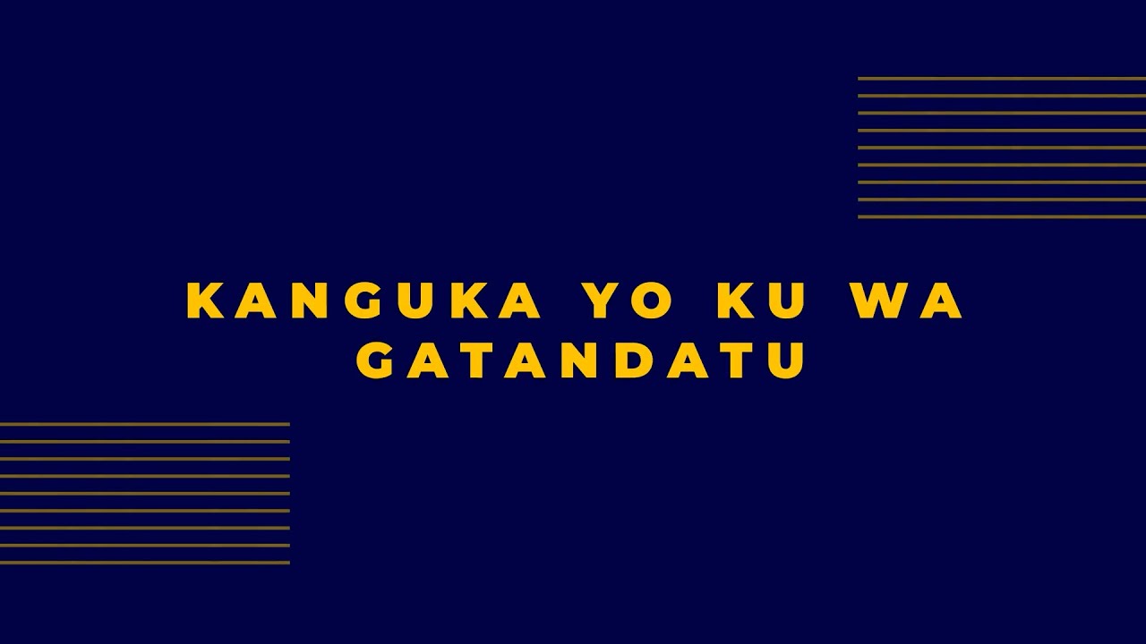 KANGUKA YO KU WA GATANDATU 09/03/2024 by Chris NDIKUMANA