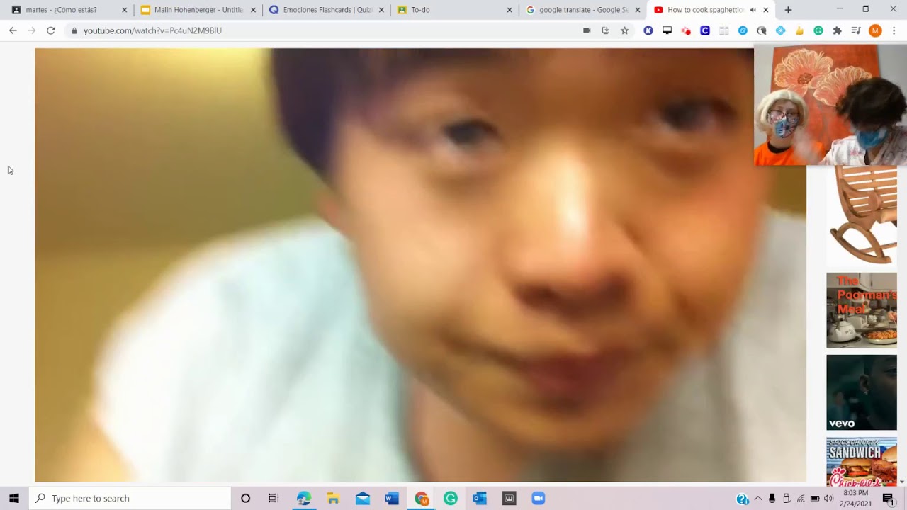 Reaction To Spaghetti O's Video.