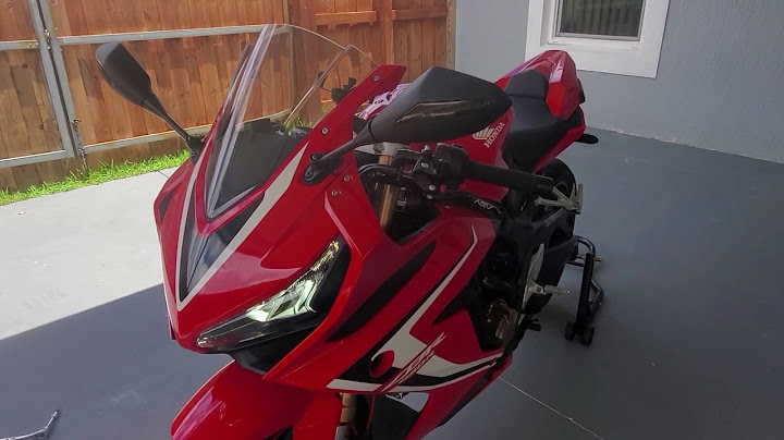 HONDA CBR650R 2019 - 2024 MIRROR & SIGNAL INSTALL [ FIREBLADE STYLE MIRROR]