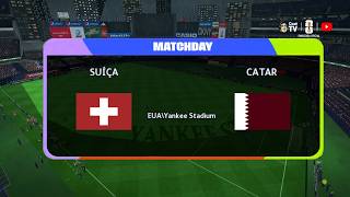 COPA DO MUNDO 2026 PES 2013 🔥 PATCH COMPLETO + PC FRACO | CATAR X SUÍÇA