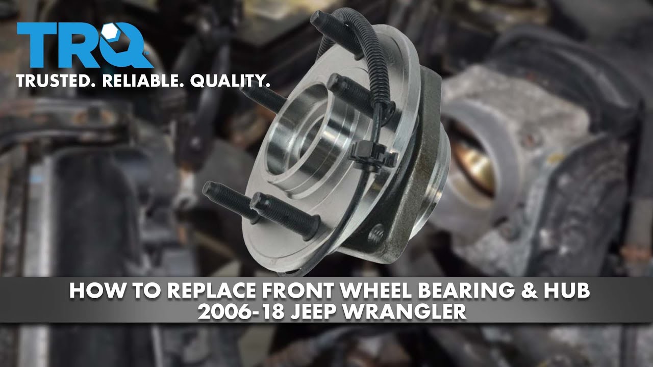 How to Replace Front Wheel Bearing & Hub 2006-18 Jeep Wrangler - YouTube