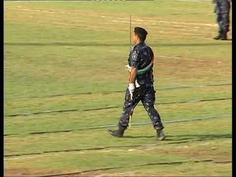 دورة الشهيد راحج ابو لحية 2009 قوات الشرطة الخاصة النشيد الوطني الفلسطيني و تفتيش هيئة الاستعراض