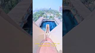 Aquaventure dubai most dangerous slide #leapoffaith