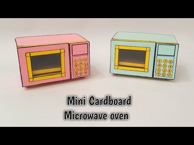 How to make Mini Microwave oven from cardboard