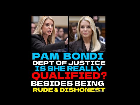 CSV #84 PAM BONDI DOJ BOSS IS SHE SERIOUS?
