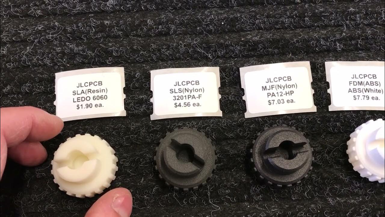 Jlcpcb 3d printing service test run several materials youtube