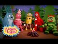 Aventura en camping | Yo Gabba Gabba | Doble Episodio | Espectáculo infantil