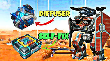 🔥 NEW TITANS MODULES Self-Fix and Diffuser Detailed Comparison | War Robots Test Server