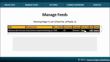 RSS Feed Generator (Video 2)