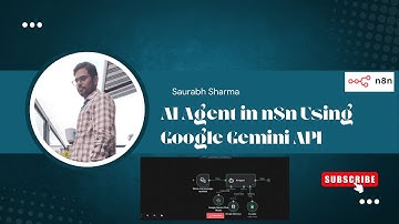 How to Create an AI Agent in n8n Using Google Gemini API | Step-by-Step Tutorial