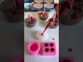 Satisfying candle wax pouring 🥰🍰follow for results! #dessertcandle #diycandle #candlepouring #wax