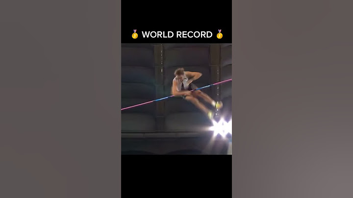 Mondo Duplantis logra récord mundial de salto con pértiga al aire libre