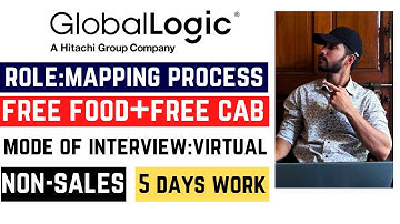 Global Logic Mapping Process Jobs For Freshers 2024