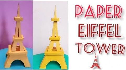 Paper Eiffel Tower 🗼|| Eiffel Tower || Paper Crafts || DIY