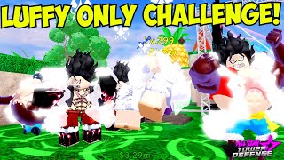 Luffy Only Vs. Infinite Mode (SUPER OP) Ft. Luffy 7 Star | ASTD Challenge