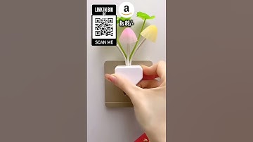 This ₹89 Night Lamp Feels Like Magic! Auto ON/OFF Sensor #nightlamp #homedecor #shortsfeed #light