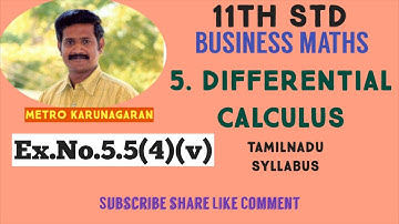11th Std BM Ex.5.5(4)(v) Differentiate with respect to x,  (ax²+bx+c)^n