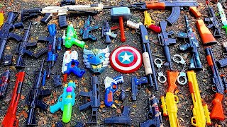 Tembak Plastik Nerfgun Seperti * Watergun, Soft Bullet, Sniper, Ak47, M16, Machine Gun, Nerf 077