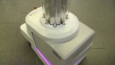 Robots kill coronavirus with UV light at London train station