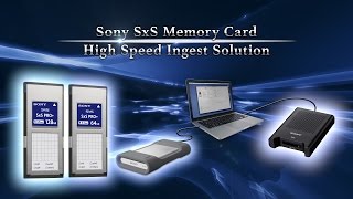 Ultra fast data ingest from SxS cards to PSZ-SA25