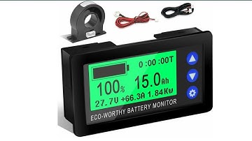 ECO-WORTHY 200A Battery Monitor Easy DIY with Hall Sensor - NO SHUNT! Very cool!!