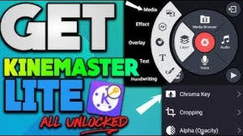 Kinemaster New Feature 2017 .add media layer, chroma key without root 👈