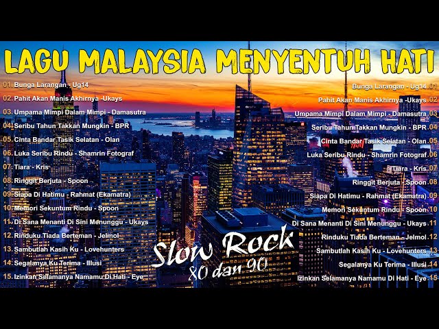 Lagu Jiwang Rock 80an dan 90an Terbaik - Lagu Slow Rock Malaysia 90an Terbaik - Rock Kapak Lama class=