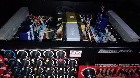 Nâng cấp ampli 2 biến áp công  suất 900w đơn giản hiệu quả cao