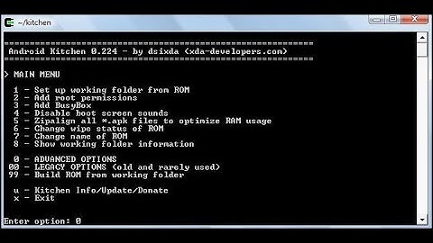 HOW TO PORT BOOT.IMG USING ANDROID KITCHEN IN PC