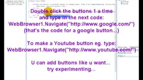 How to make a Web Browser in VB (Visual Basic) [TUTORIAL]