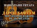 ДАРСИ ГИТАРА #7 ЧОР АККОРДИ МУХИМ БАРОИ ЗАМЗАМАИ СУРУДХОИ МАШХУРИ ТОЧИКИ