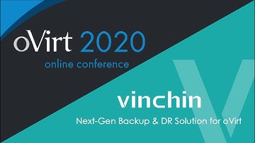 【oVirt 2020 online conference】Next-Gen backup and DR solution for oVirt