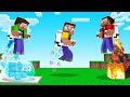 Minecraft WITH CRAZY Jet Packs! (different powers)