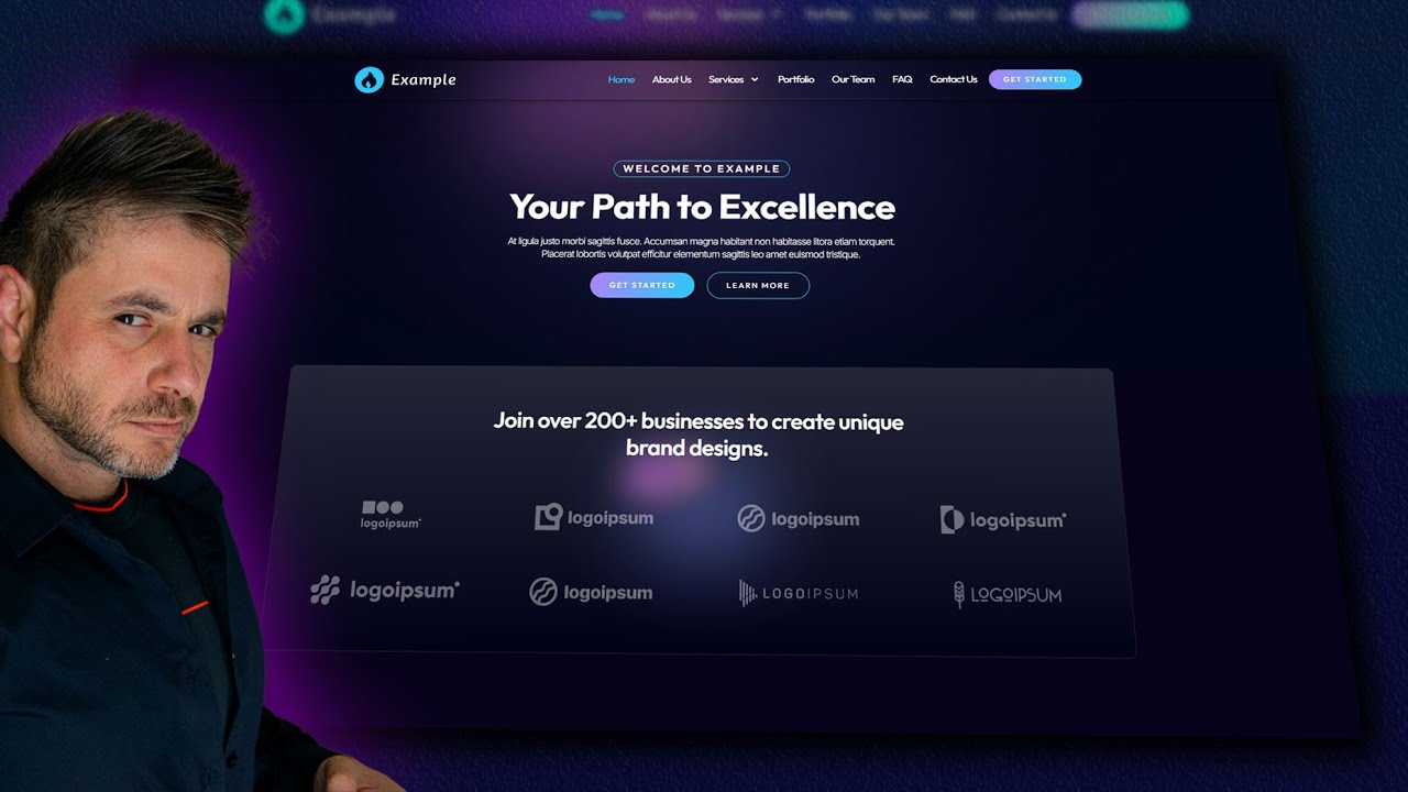 How to Create a Sleek Dark Design Website in WordPress with Elementor