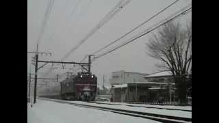 配8724レ EF81 136+E751系A102編成