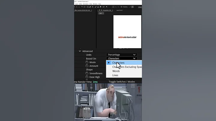 Noob vs Pro artist Easy Animate Text Color