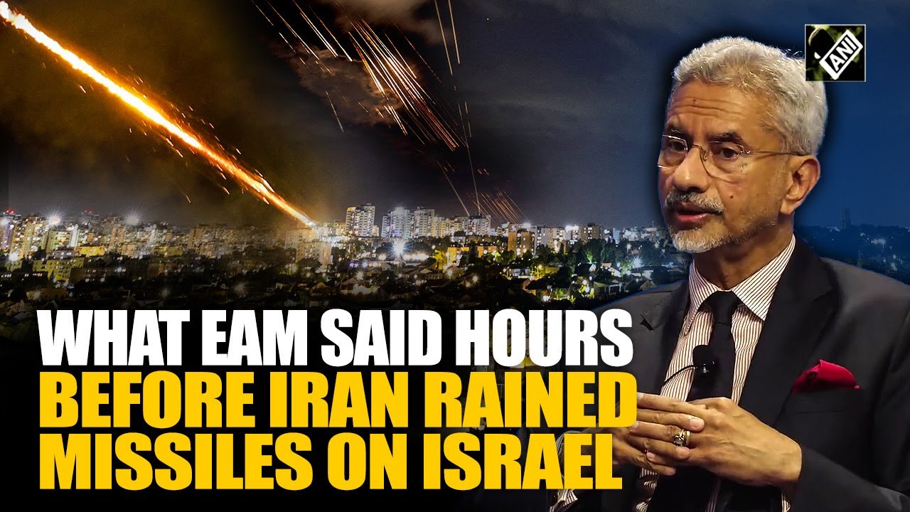 “Would be right to start with Oct 7…” What Jaishankar said before Iran rained missiles on Israel