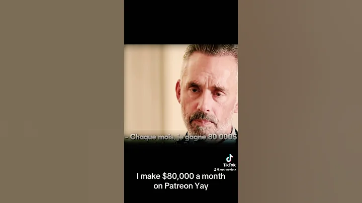 Jordan Peterson Shares How Much Money He Makes 👏 #shorts #money