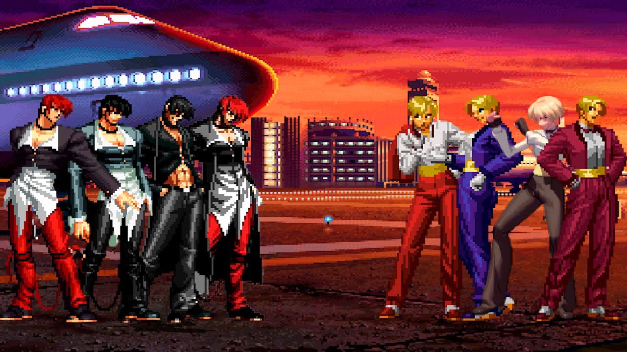 [KOF Mugen] Iori Yagami Team vs King Team