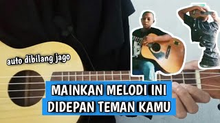 MELODI INI VIRAL TERUS DI TIKTOK !! TUTORIAL MELODI PERCUMA (ukulele senar 4)