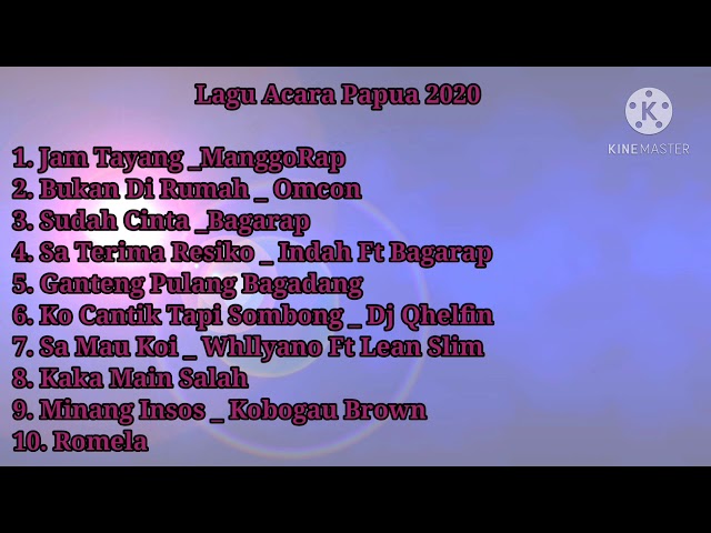 Lagu Acara Papua 2020 class=