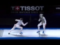 Ota vs Meinhardt  Moscow 2015 world Championship men's foil semi final