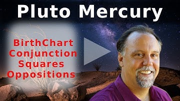 Pluto aspecting Mercury in the BirthChart- Conjunction, Squares and Oppositions