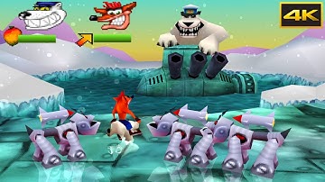 Crash Bash Gameplay 4K - The Bearminator