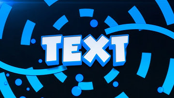 New 2d intro template blue! Inspired by MxsterFX