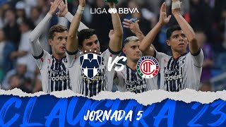 Victoria de La Pandilla ante el Diablo | Resumen Rayados vs Toluca | Liga BBVA MX | Clausura 2023