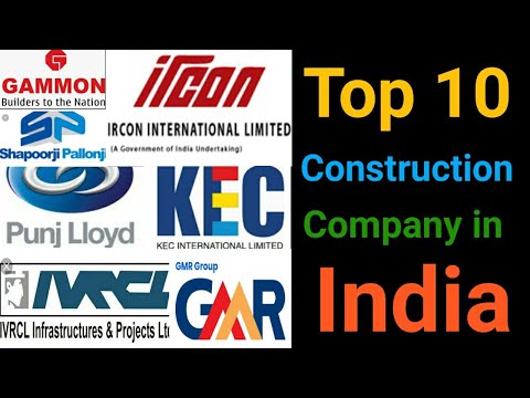 Top 10 construction company of India 2021 | L&T ,Gammon ,Afcon etc