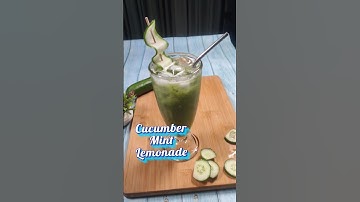 The Best Cucumber Mint Lemonade Ever #summerdrink #shorts