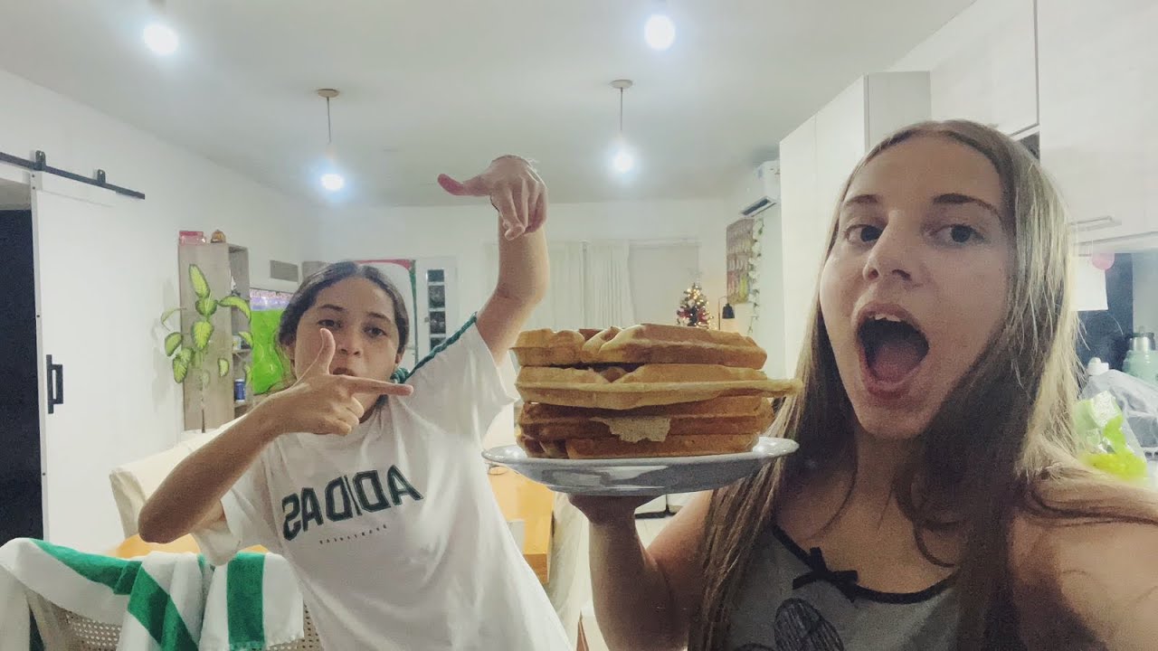acompañennos a hacer waffles 🧇