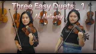 N. Nolinsky - Three Easy Duets_1 for Violins